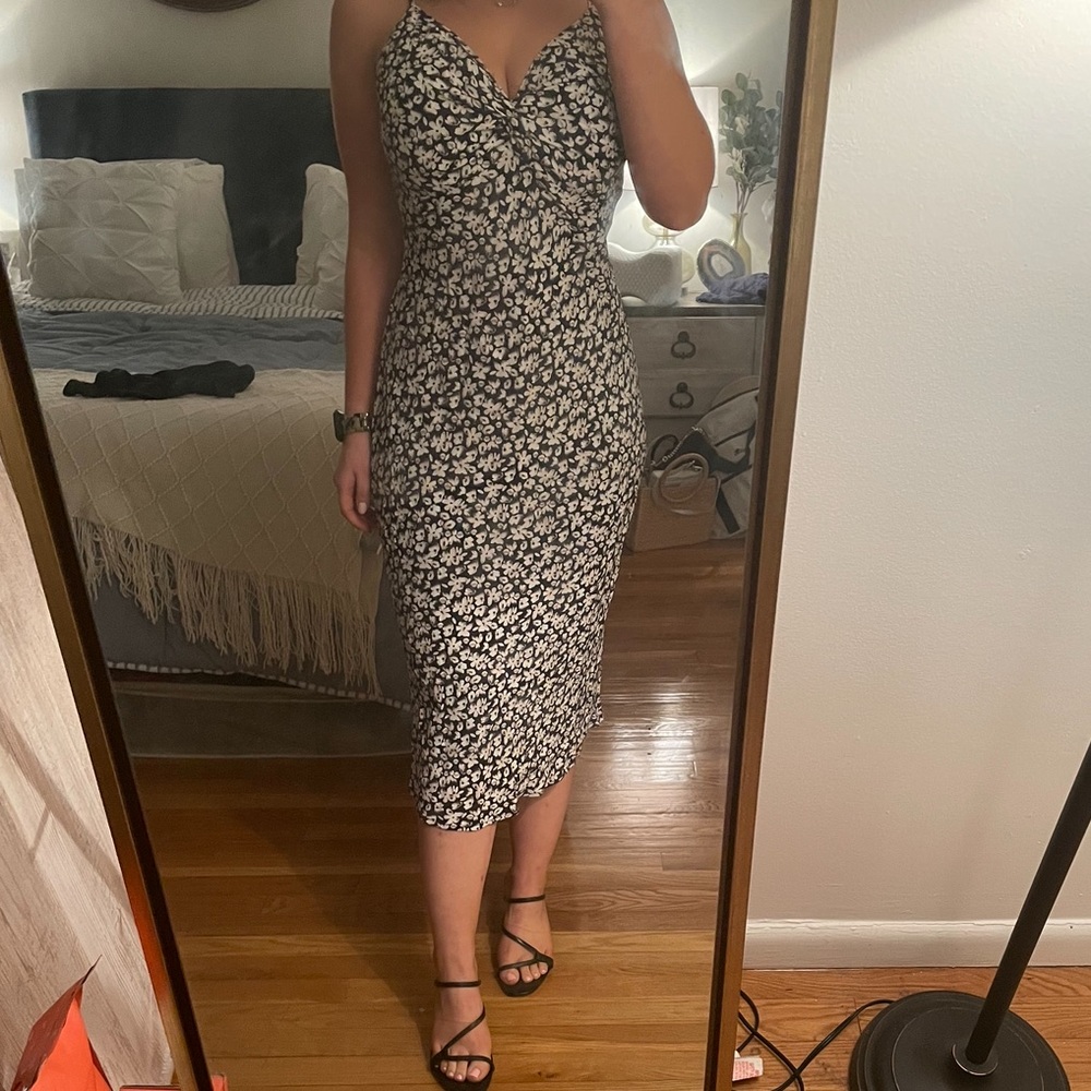 floral midi dress